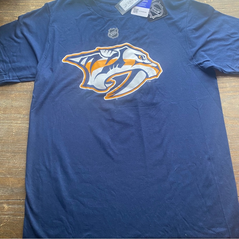 adidas Originals Blue Short Sleeve Tee with Graphic Logo